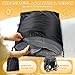 IvyWind Stroller Footmuff, Baby Winter Stroller Bunting Bag with Removable Zipper, Universal Warm Sleeping Bag for Cold Weather, Waterproof & Cozy Fleece Lining for Toddler Infant Kids, Dark Gray