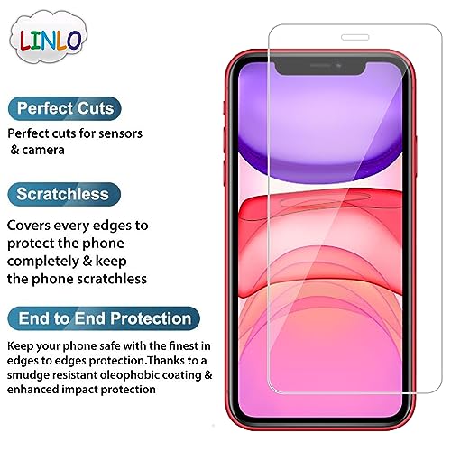 Image of Tempered Glass Screen Protector Compatible for Apple iPhone XR /Apple iPhone 11 with Full Screen Coverage; Except Edges and Easy Installation Kit(Transparent), Pack of 1