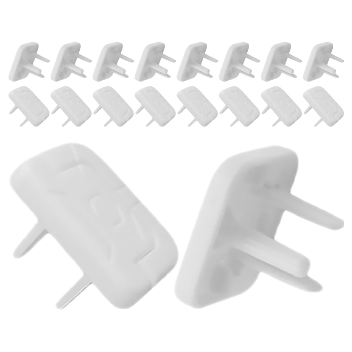 ULDIGI 60pcs Baby Safety Plug Covers Child Proof Electrical Outlet Protectors Secure Press Plug Protectors Shield Child Safety Caps with Hidden Pull Handle for Home