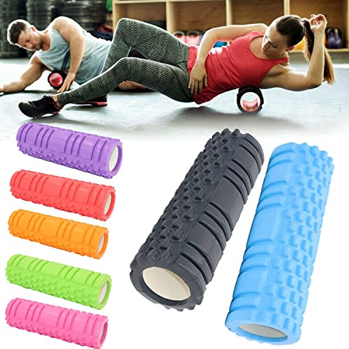 Rolo Massagem Foam Roller Liberação Miofascial Crossfit Yoga Pilates GT894 (Preta)