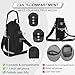 Dikuer Water Bottle Holder with Strap, 4 Big Pockets with Compartment, 24oz/32oz/40oz Crossbody Water Bottle Carrier Bag