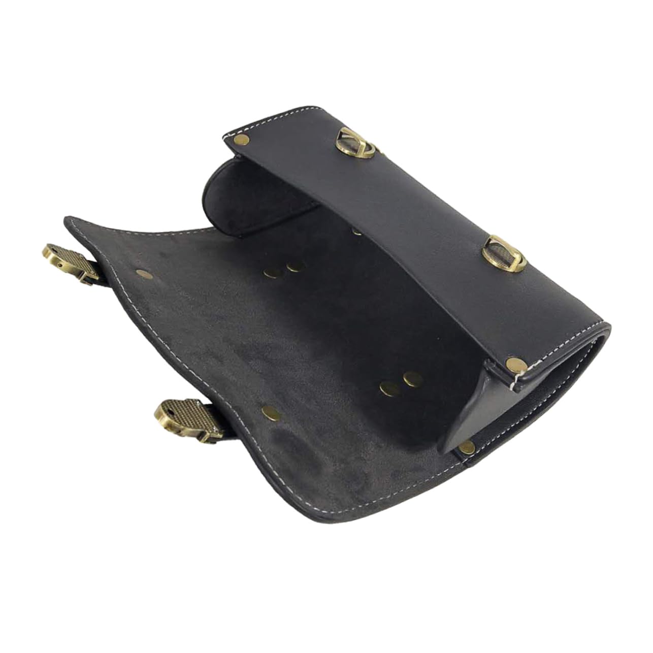 FUNOMOCYA Motorcycle Side Pouch Tool Bag Handlebar Bag with Quick Release Buckle Durable Spacious Bike Tail Bag for Safe Storage Motorcycles and Bikes