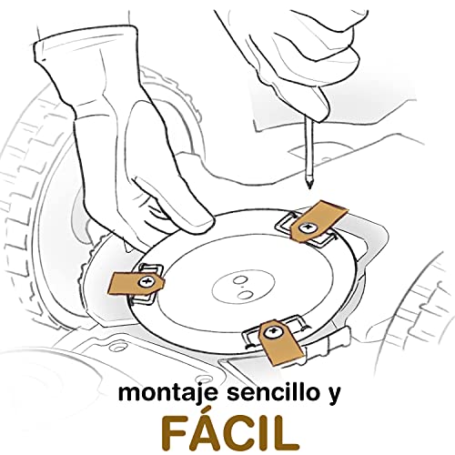 Plemont ® [Set De 30] Cuchillas De Titanio Cortacésped, Tractor Cortacesped, Robot Cortacesped, Desbrozadora, Biotrituradora, Cortacesped,cortacesped Electrico - Jardineria