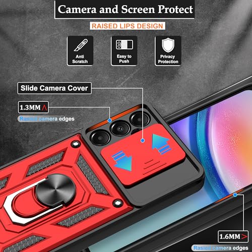 Coque Samsung Galaxy A05s 4G rouge finition premium haute protection - 3