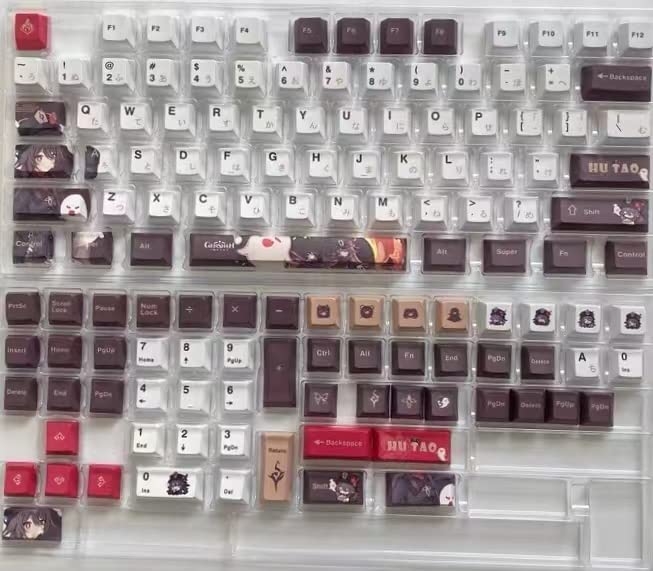 Amazon | Yuanshen PBT5面昇華オリジナル高さキーキャップ。108/104