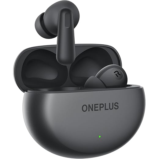 OnePlus Nord Buds 3 Truly Wireless Bluetooth in Ear Earbuds with Up to 32Db Active Noise Cancellation,10Mins for 11Hours Fast Charging with Up to 43H Music Playback -Harmonic Gray