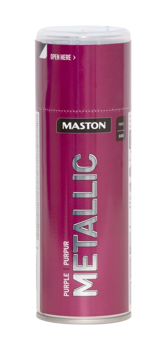 Maston Purple Spray Paint Metallic Gloss 400Ml