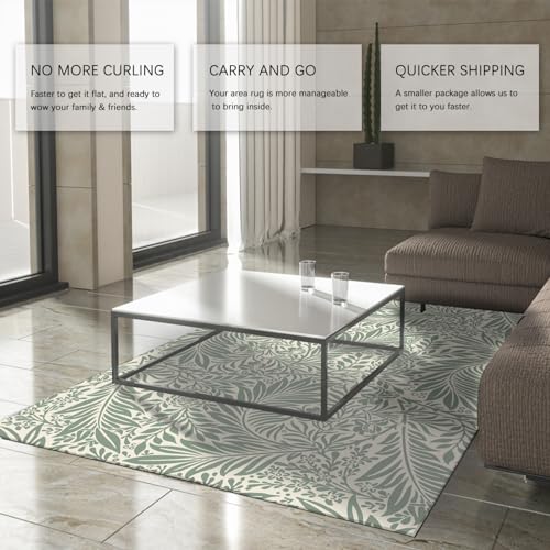 Tapis de passage 60x180cm pour protéger le sol avec style William Morris