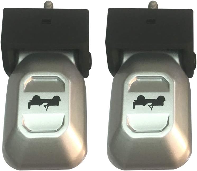 SXMA JL1212 Hood Catch Set 1Pair Hood Latches Black ABS Hood Catch Buckle Kit Modified Parts 2pcs Compatible with Je ep W Rangler JL Gladiator Unlimited Sports 2018+