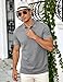MAGCOMSEN Men's Polo Shirts Short Sleeve Dry Fit Moisture Wicking Athletic Polos Cause Classic Stylish Golf Collared Shirts Lightgrey