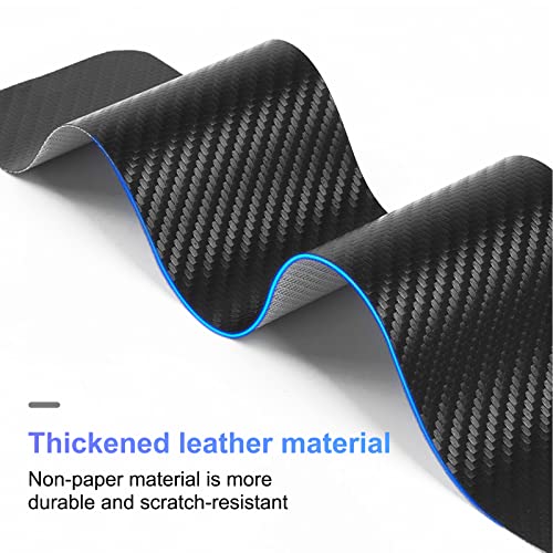 4Pcs For Tesla Model 3 Car Door Sill Protector, Door Sill Sticker Door Entry Guard Threshold Scratch Protection Sticker, Car Door Scuff Plate For Tesla Model 3 Accessories Decoration - Red #TOP2