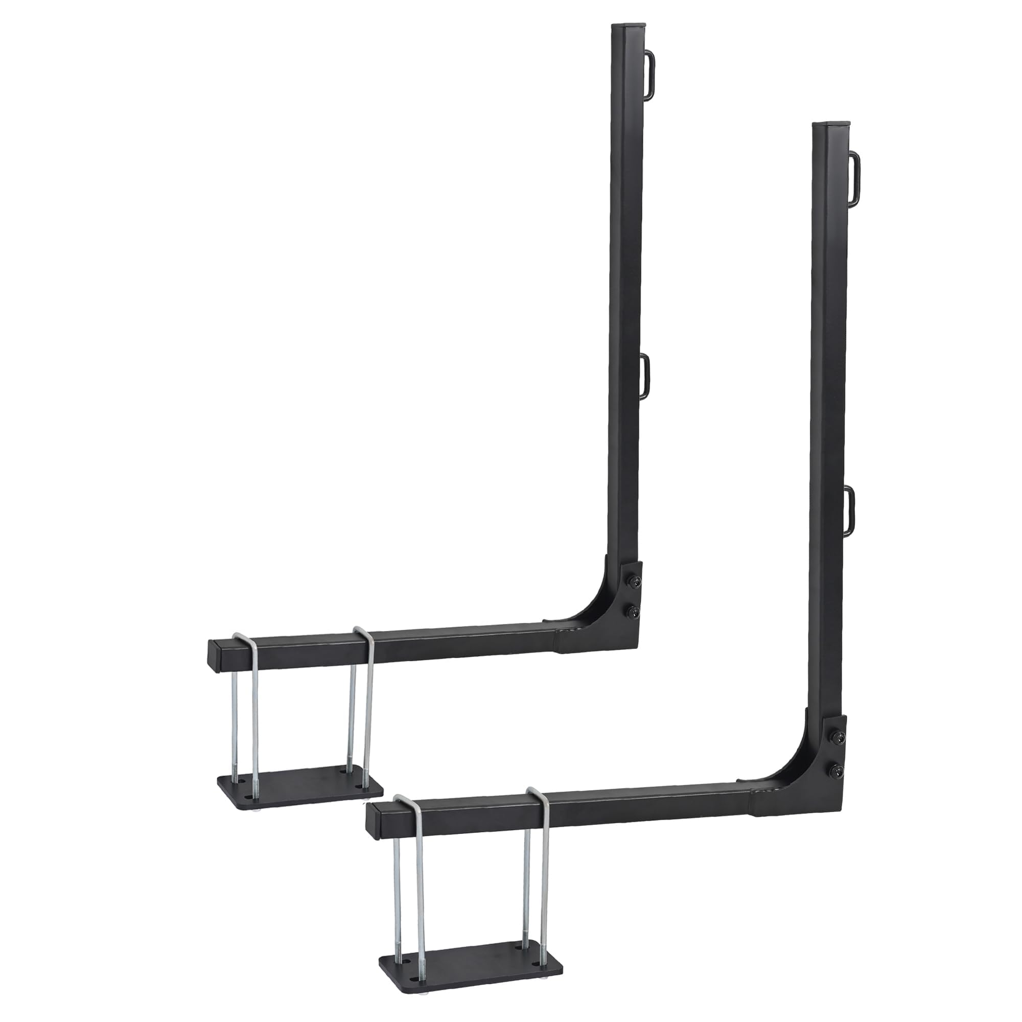 ECOTRIC RV Tote Tank Carrier RV Bumper Mount Rack with Straps Fits Max 4.5" Bumper Compatible with 15, 21, 28 and 36 Gallons Tote Tank