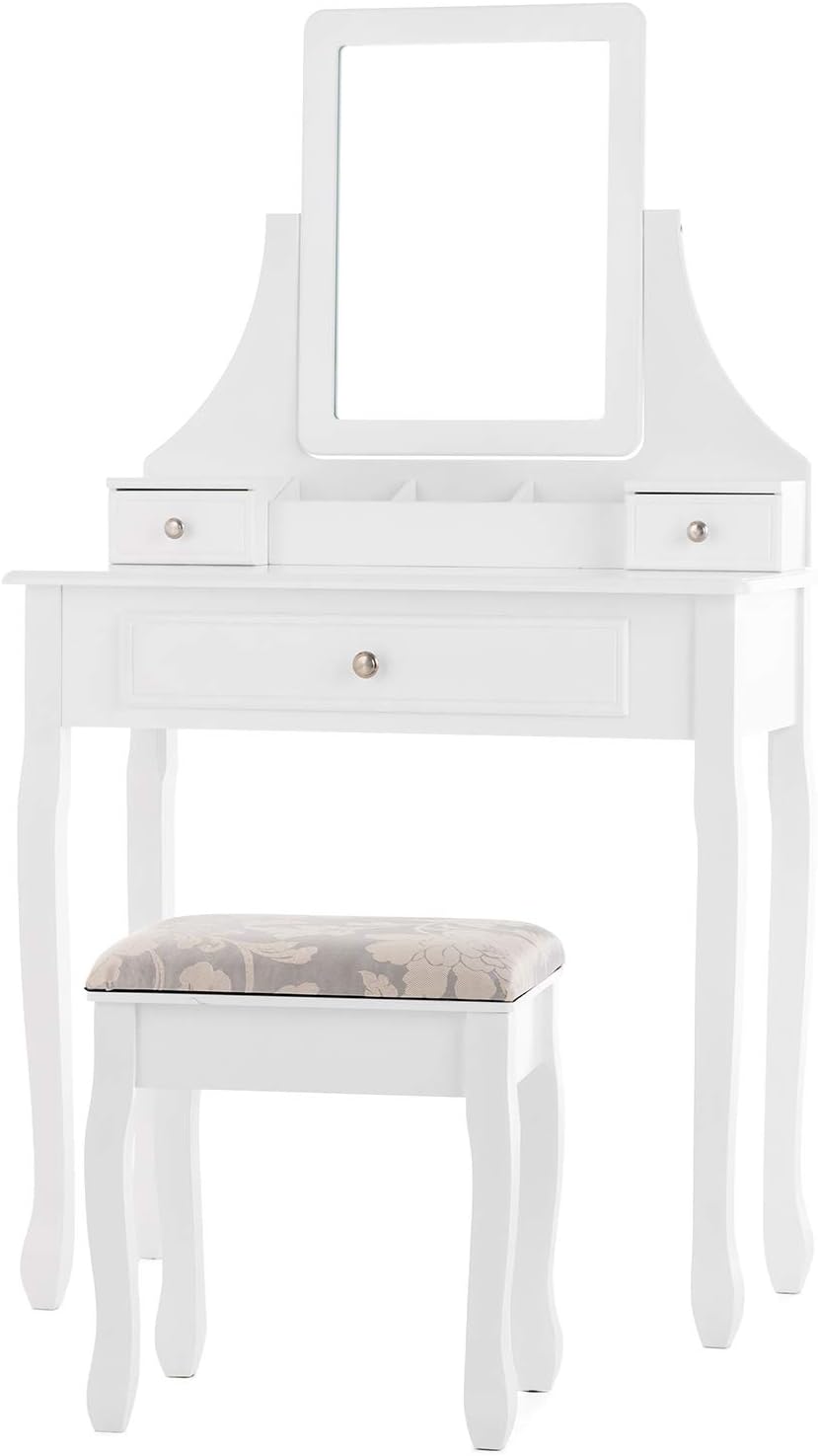 Dressing Table  Square Mirror
