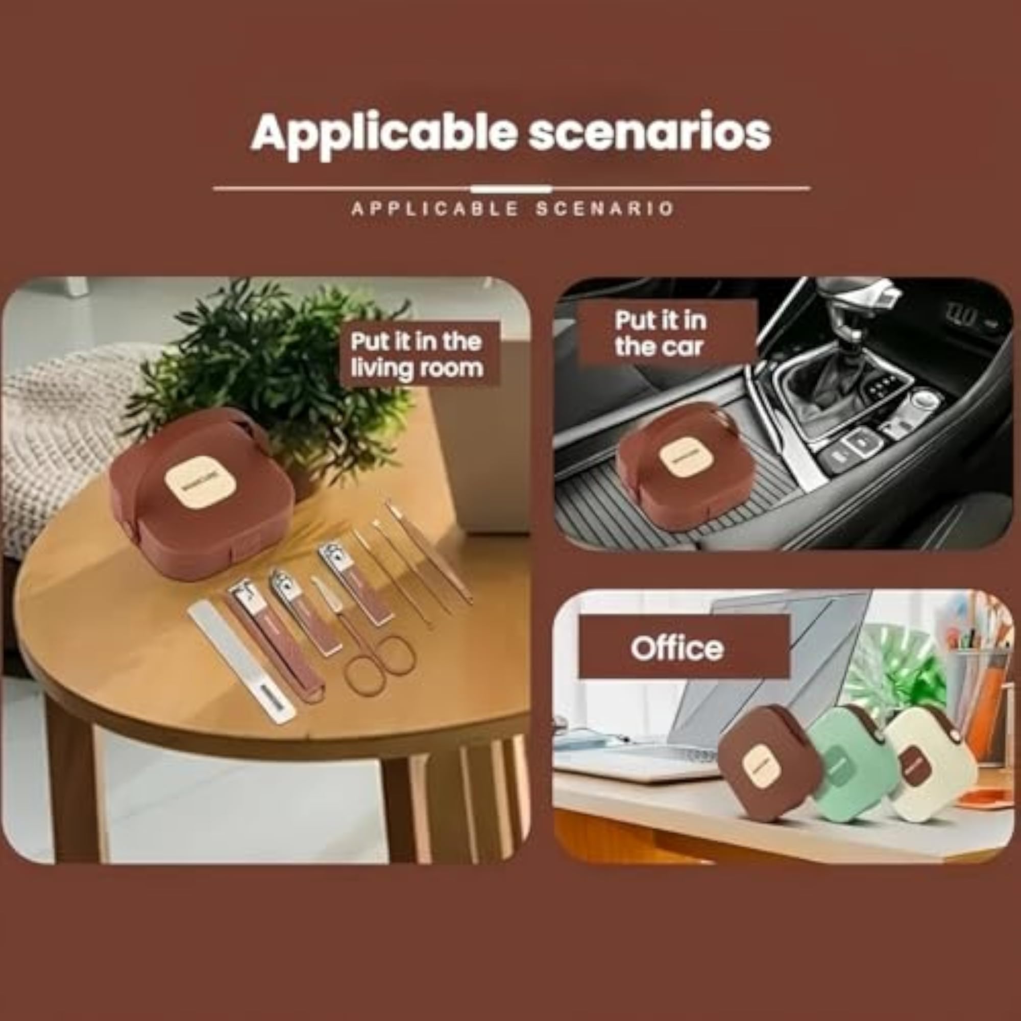 8-in-1 Portable Nail Care Grooming Kit