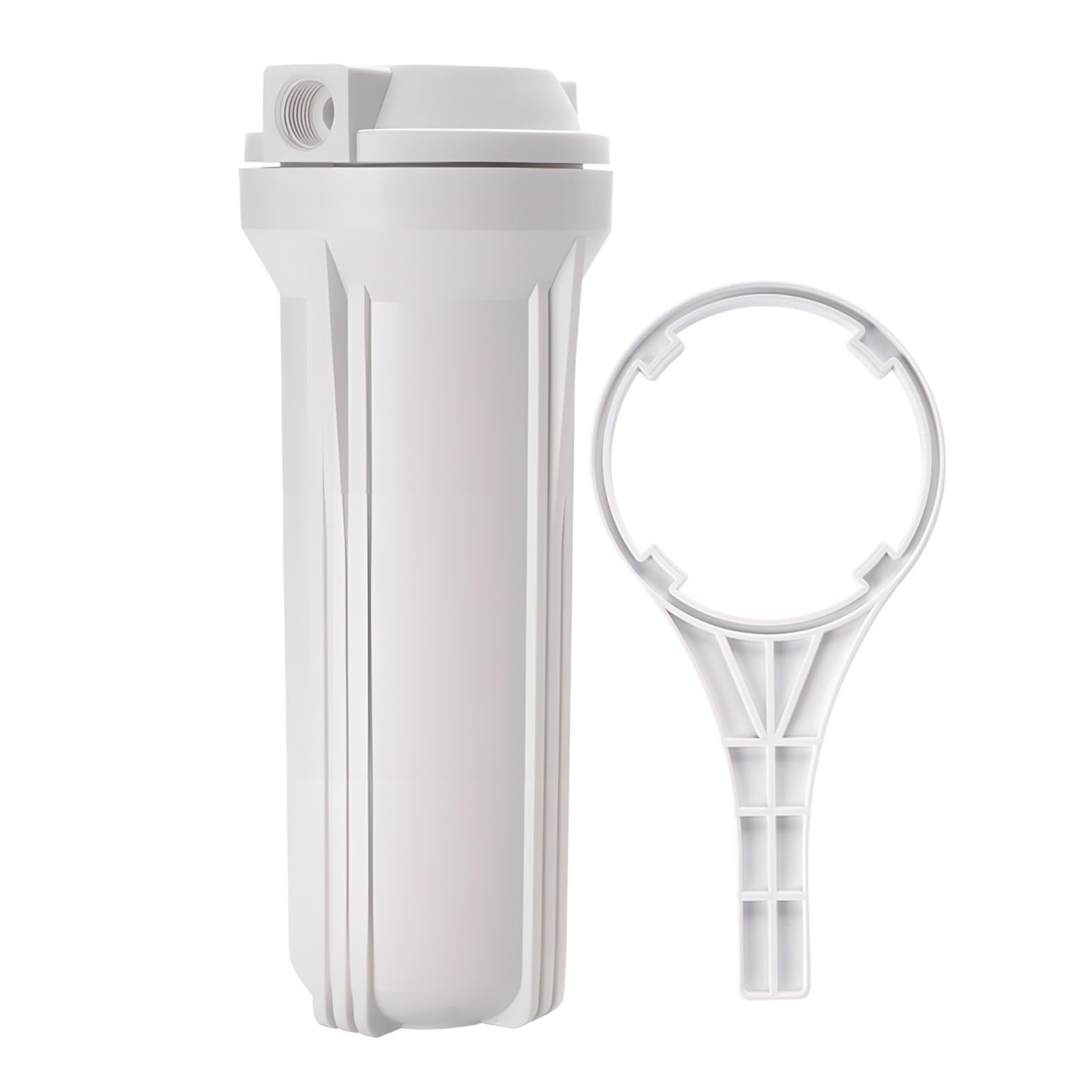 Boîtier universel filtre à eau 10 pouces pour osmose inverse et sédiments 4 points