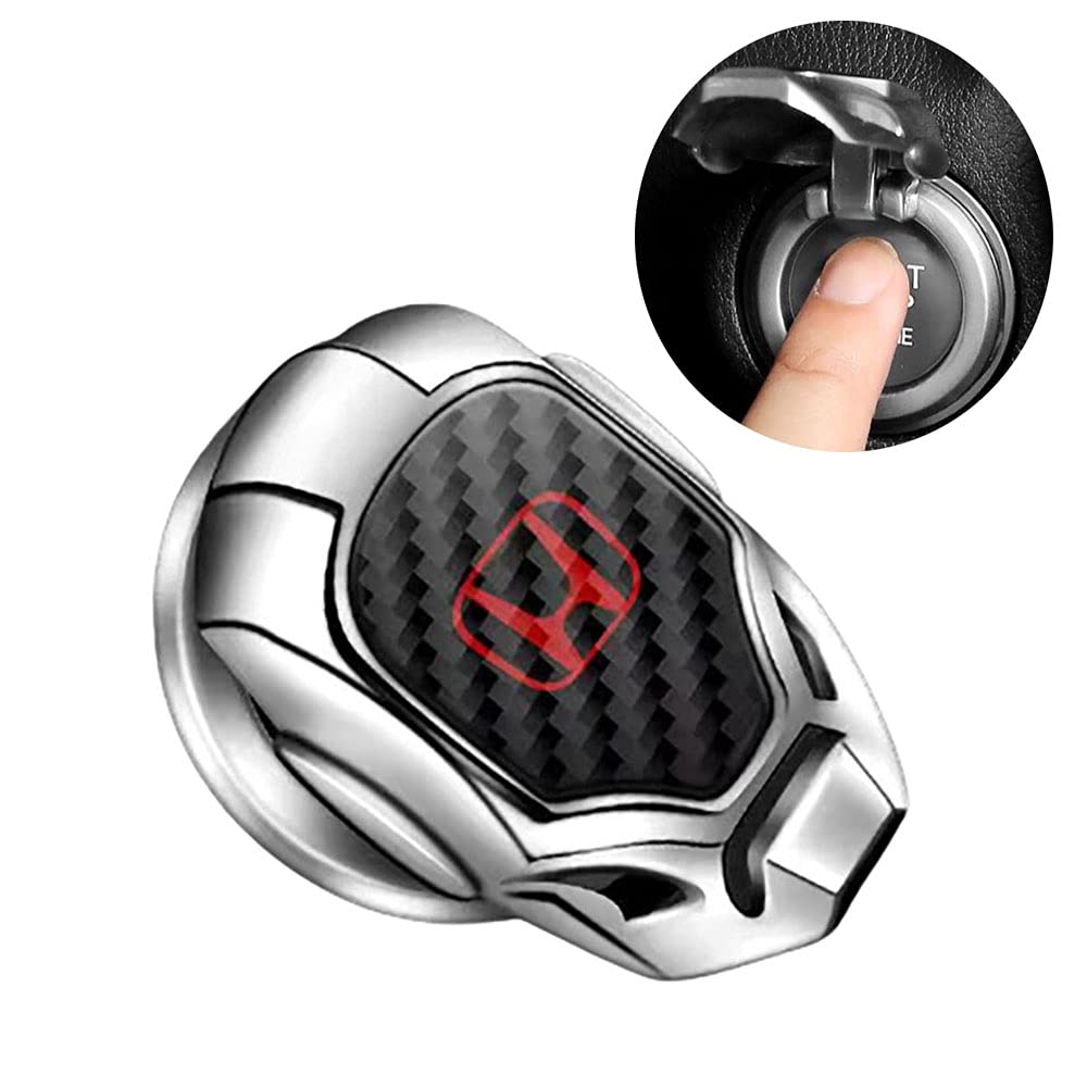 DUOYUAN Car Start Stop Button Cover Push Start Button Cover Anti-Scratch Car Engine Decoration Cover for Car Interior Accessories
