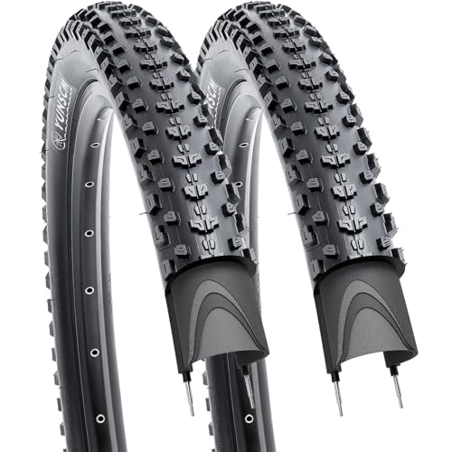 26x1.95 Mountain Bike Tire-Folding 50-559 60TPI with 1mm Anti Puncture 2PCS