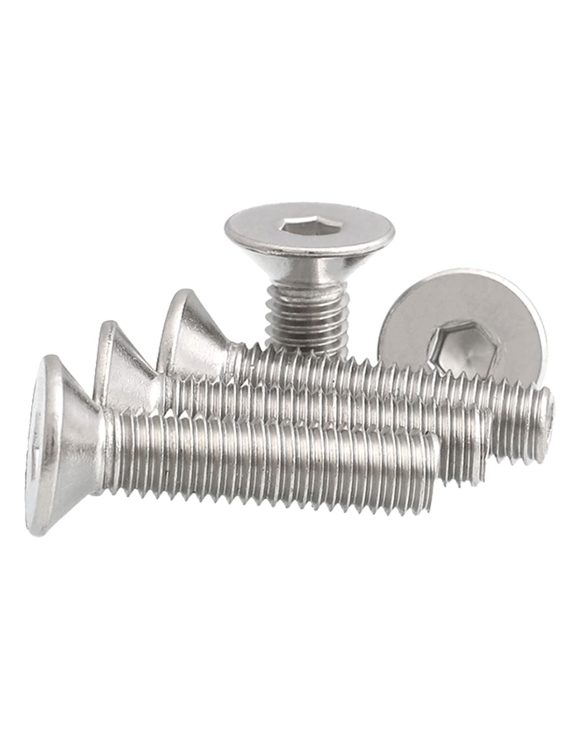 IMScrews 1/4-20 x 1-1/4" 304 Stainless Steel Flat Allen Head Machine Screws, Pack of 50