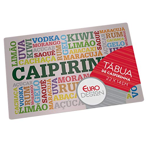 Tábua de Vidro 22 cm para Caipirinha Sabores, TBC0373, Euro Home