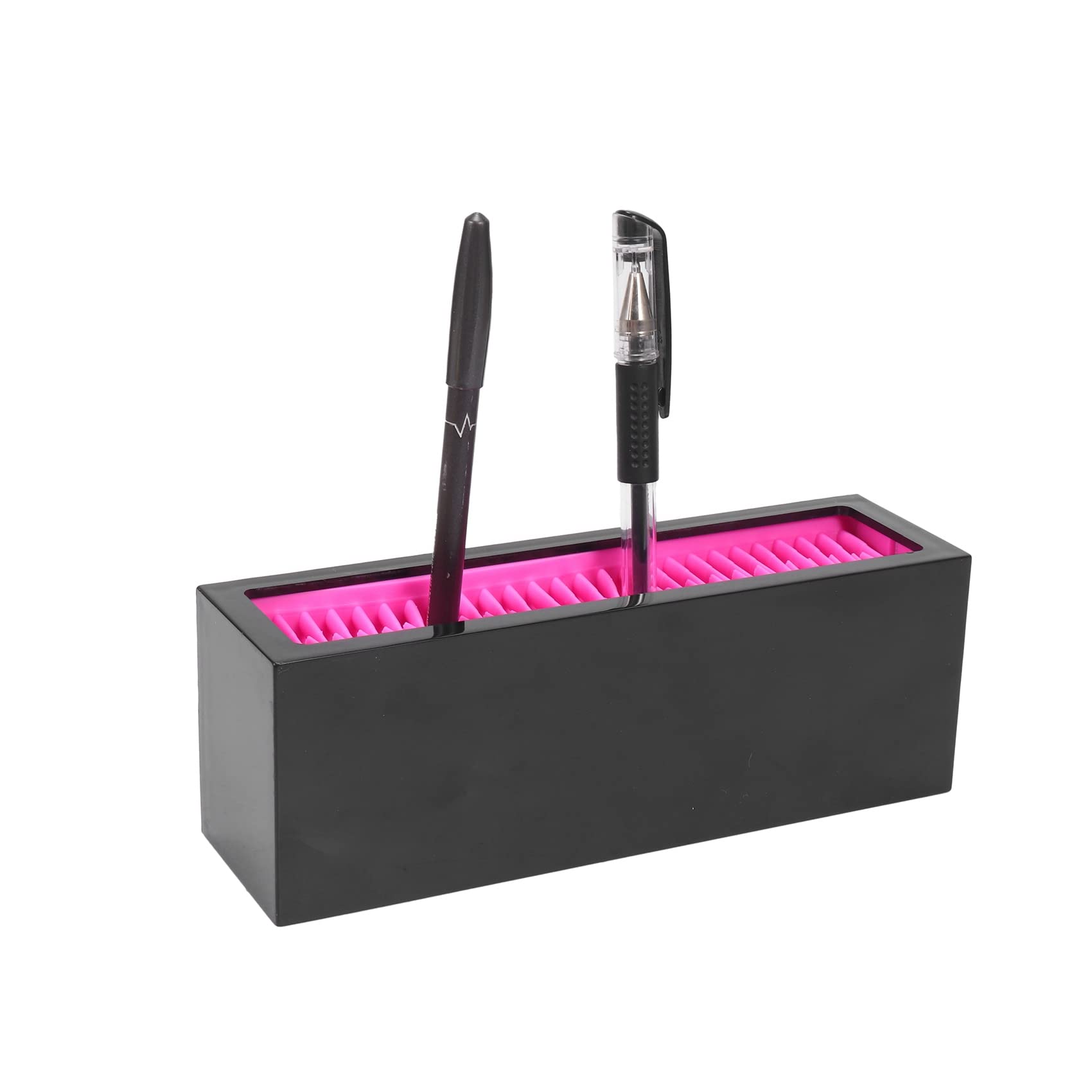 Soporte profesional de silicona para brochas de maquillaje, 2 piezas de almacenamiento de secado al aire para brochas de maquillaje, recipientes esenciales de escritorio para entusiastas de la belleza