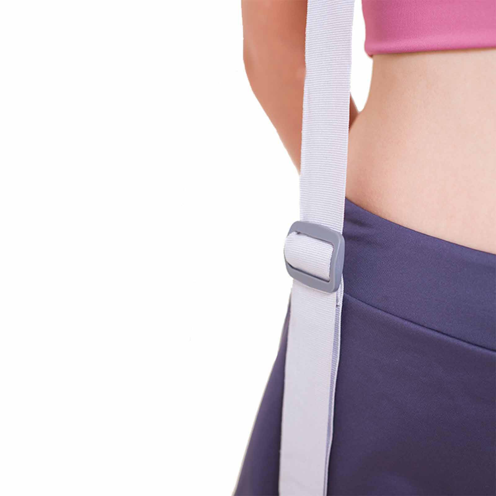 Férula inmovilizadora de piernas, férula de Rodilla, Abierta, Cabestrillo de Pierna anticaída, Abrazadera inmovilizadora de piernas Transpirable para Personas con Lesiones en Las piernas (XL)