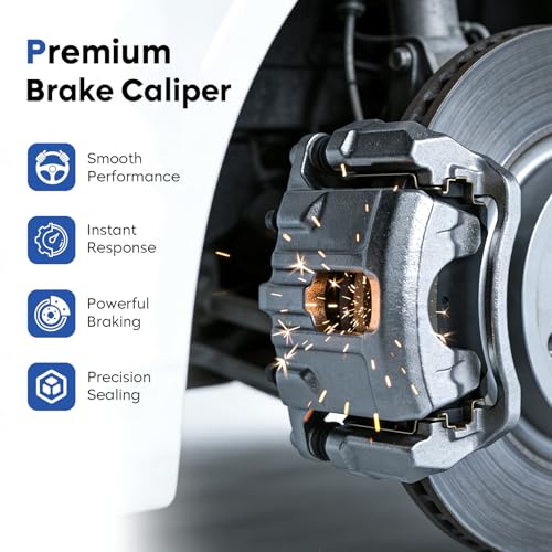 Image of Front&Rear Disc Brake Caliper Assembly w /Bracket for 2009-2018 Dodge Ram 1500, Replacement 18-B4836 18-B4837 18-B5054 18-B5055