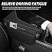 Upgraded Car Center Console Cover,Microfiber Leather Car Armrest Cover Cushion with 2 Storage Bags,Car Armrest Storage Box Interior Accessories for Most Vehicles (Black)
