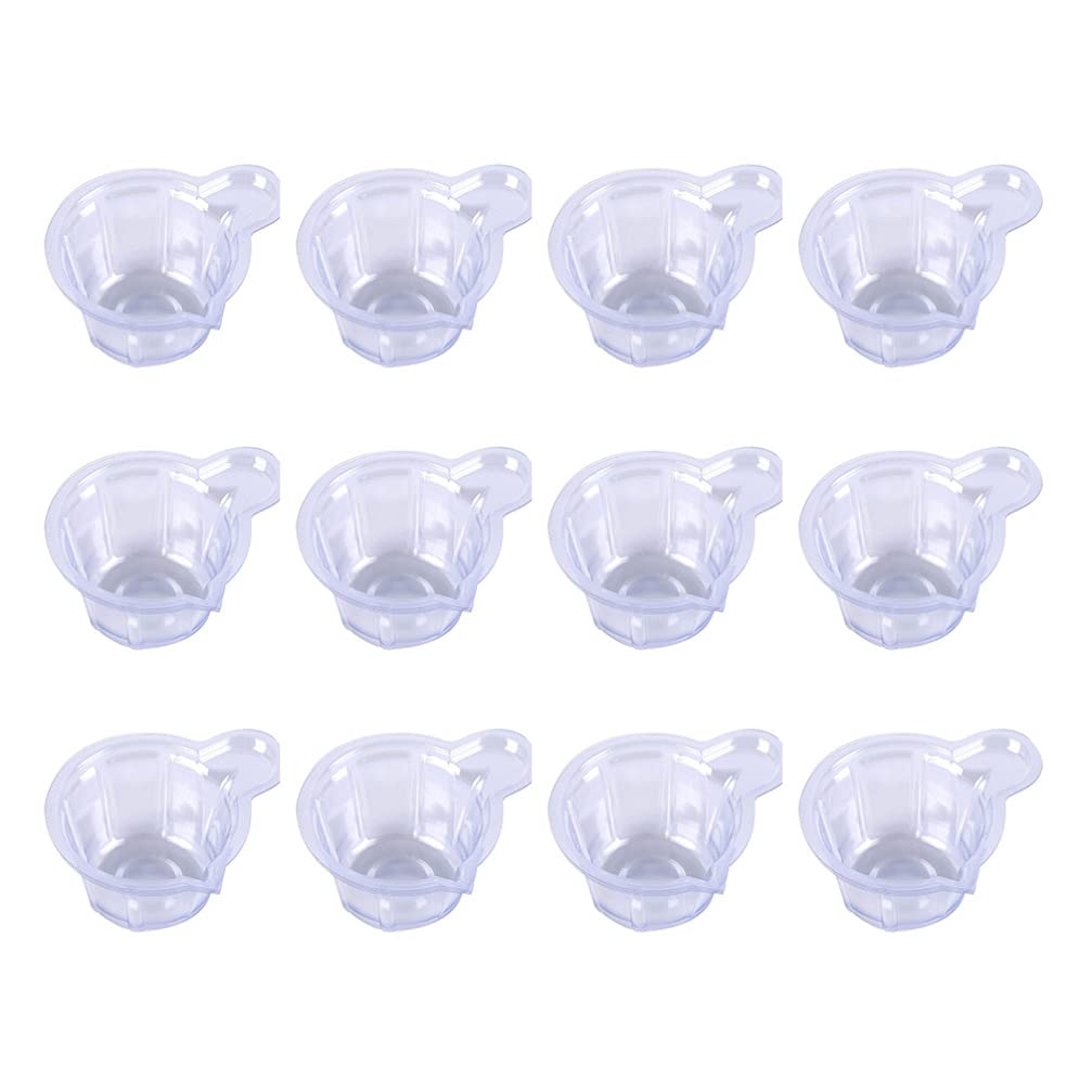 BESPORTBLE 200Pcs Epoxy Resin Mixing Cups 40ml Disposable Graduated Plastic Epoxy Dispensing Cup Epoxy Measuring Mugs Mixing Stirring Cup for DIY Epoxy Resin Casting DIY Art Making Waxing