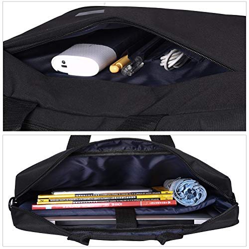 Dealcase ST005-15.6-BLACK-2 Inch Laptop Briefcase Messenger Bag Waterproof Laptop Shoulder Bag Compatible thumb #1