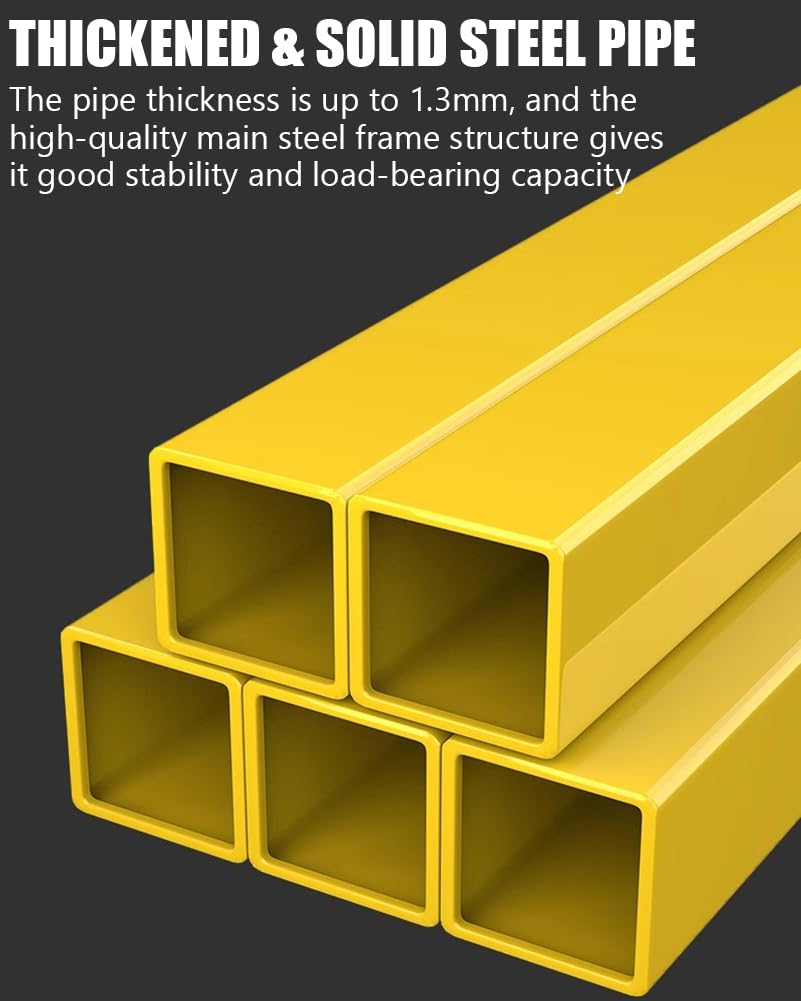 KK-GAL Dexule Split Squat Stand, Home Gym Single One Leg Squat Roller, 7 Adjustable Roller Heights & Leg Pad for Squat, Lower Body Specialty Machine, Split Squat for Workout Equipment