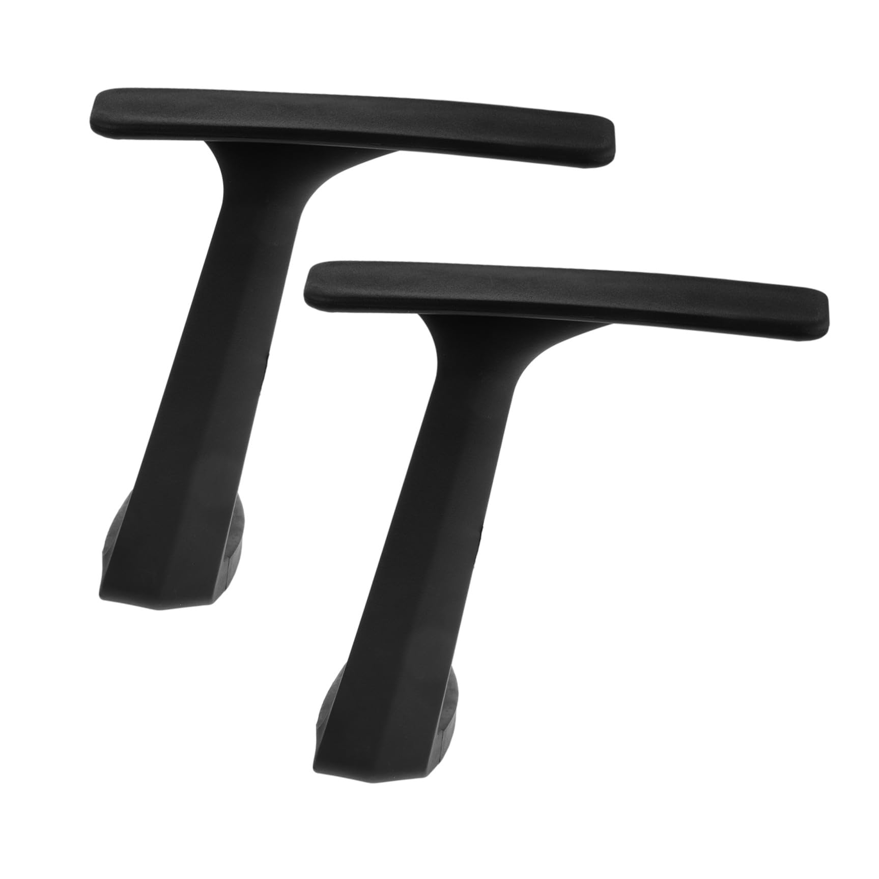 Zerodeko Reposabrazos para Silla de Oficina 1 Par, Plástico Negro