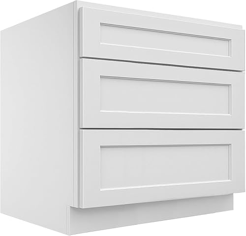 30-Inch 3-Drawer Base Cabinet