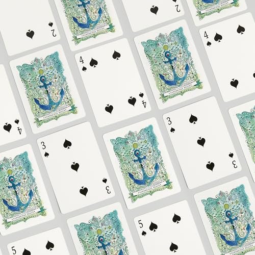 Baraja de Póker Norfolk Virginia Acuarela 52 Cartas miniatura 4