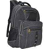 R & R Collections Backpack With Tablet Sleeve (Black)