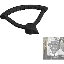 Boeing 737 Flight Simulator Ground Steering Tiller, Realistic Replica, Featuring a 6mm Center bore Design, Ideal for Home Flight Simulator Training and Aviation Enthusiasts, Black, 1 Pack