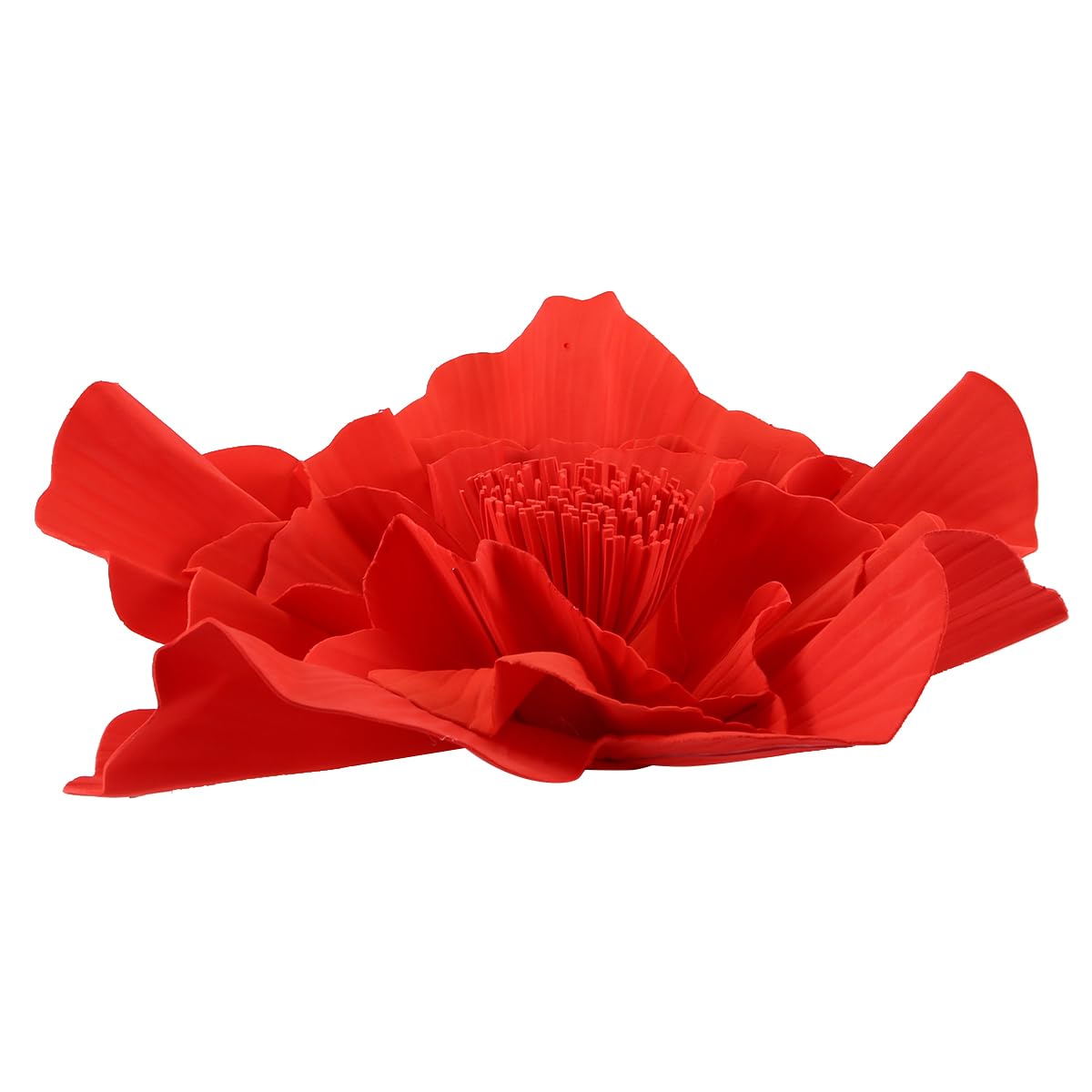 Blumen-Fascinator, Große Hüte Für Frauen, Großes Stirnband, Kostüm, Kopfbedeckung, Blumen-Fascinator Für Party, Kirche, Hochzeit, Cocktail, Rot