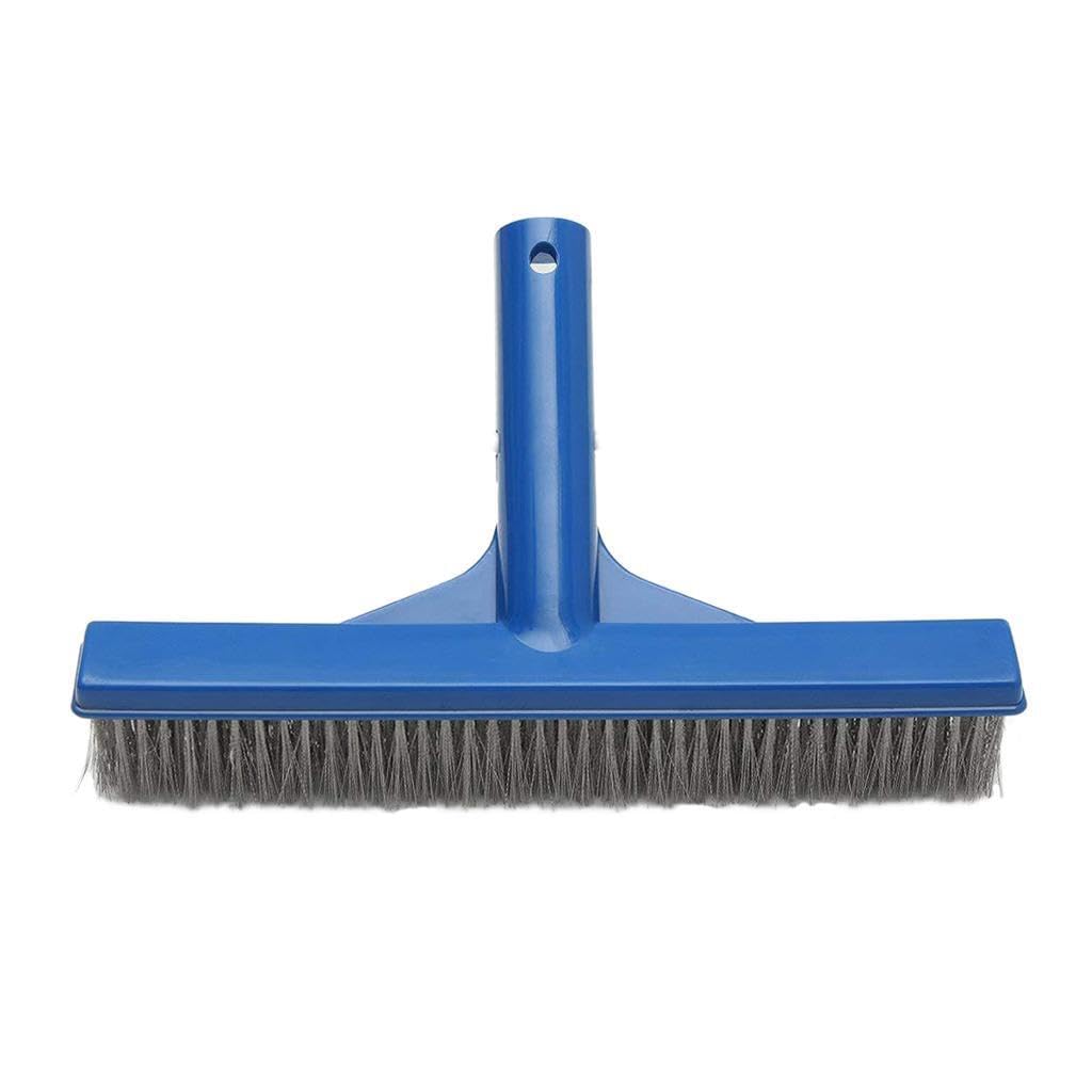 QIXCXAZ Compact Structure Pool Broombrush With Handle Swimmingpool Algae Brush For Tub Spa Maintenance Easy To Operate Concrete Scrub Brush Pools Brushes Head