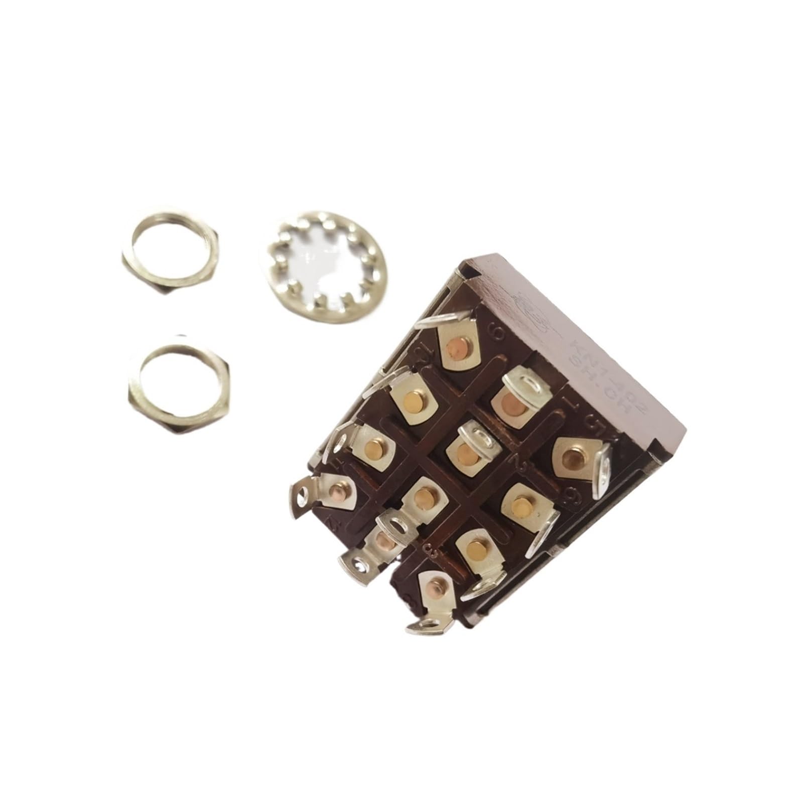 Toggle switch 12 broches KN1-402 commutateur double position pour câblage intensif