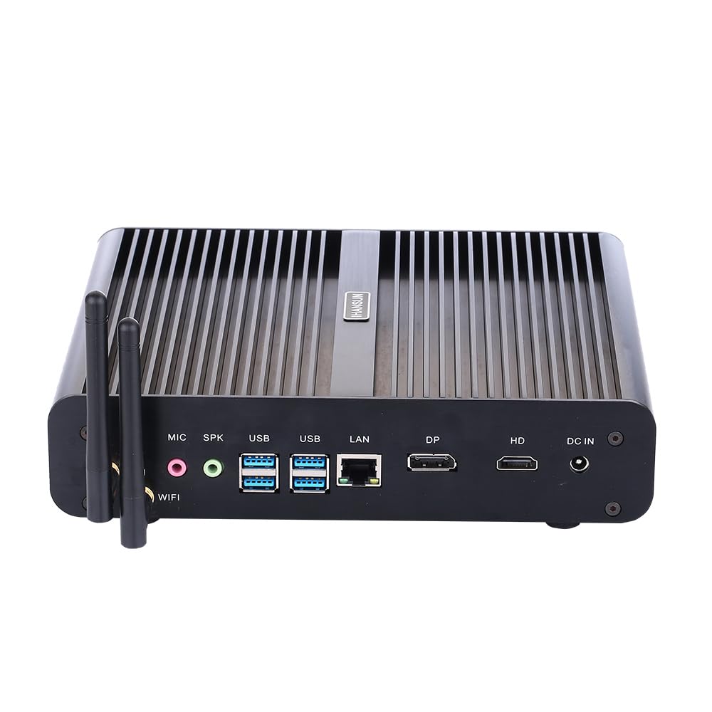 4K Fanless Mini PC, Desktop Computer, Server, I7 8550U 8565U 8559U 8569U 8650U, Windows 11 pro or Linux Ubuntu, BM14, WiFi, BT, DP, HDMI, LAN, 0 RAM, 0 Storage, Barebone No System