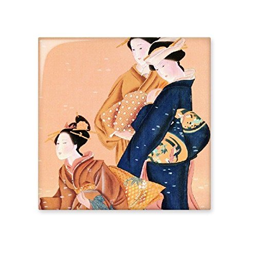Peinture ukiyo japonaise sur carreau céramique lavable pour crédence