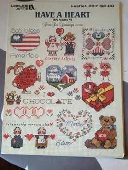 Have a Heart - Mini Series #9 - Cross Stitch (Leisure Arts, Leaflet #487)
