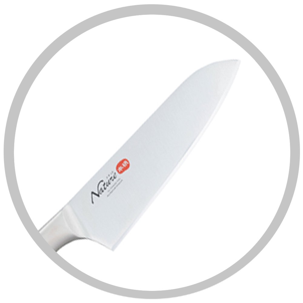 Shimomura Planning 34626 Santoku Knife 6.5 inches (165 mm), Made in Japan, Dishwasher-Safe, Sharp, Water Blade Included, Vegetables, Meat, Fish, Stainless Steel, Natural