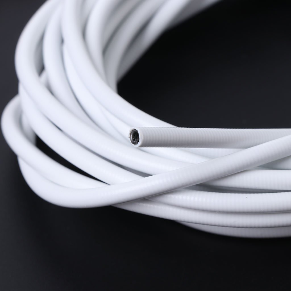 Nawwgy Net Curtain Wire Window Cord Cable String Set with 5 5 Hooks Curtain Rope