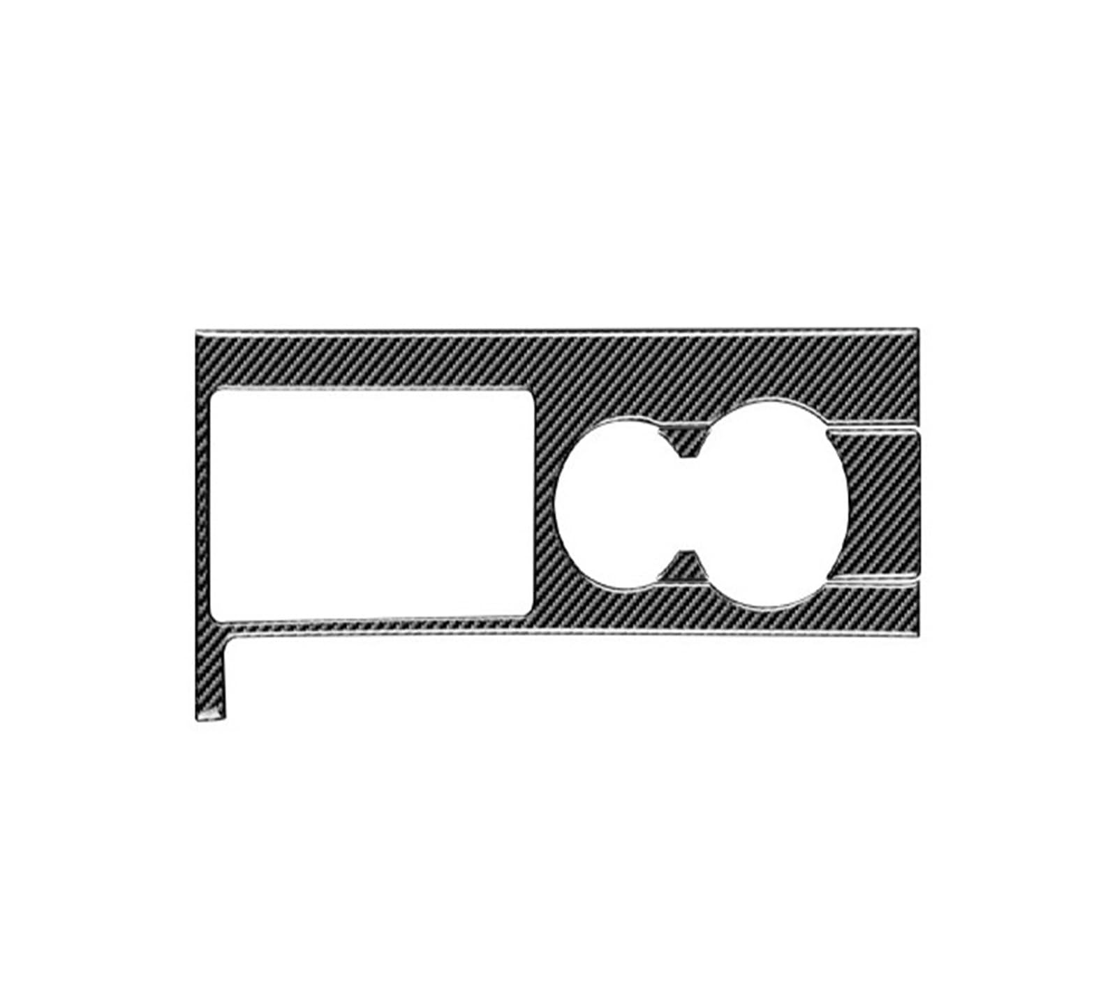 Car Interior Moulding Trim for Mustang 2005-2009 Accessories Interior Trim Car Gear Shift Panel Cover Real Soft Carbon Fiber Sticker Interior Accessories(Gear Shift Panel A)