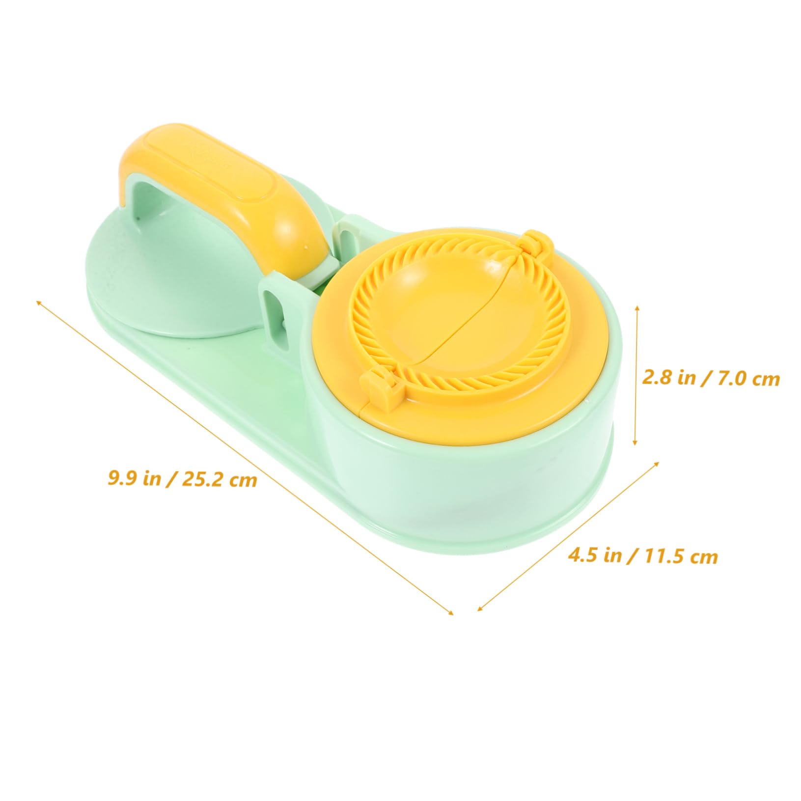 PRETYZOOM Dumpling Press and Bun Maker Manual Dough Press Plastic Mold for Dumpling Skin Ergonomic Handle Great for Chinese Mexican and Dishes