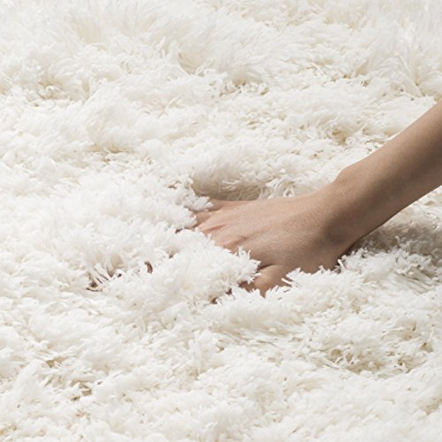 Tapete Decorativo SAFAVIEH Polar Shag 4' x 6' Blanco miniatura 5