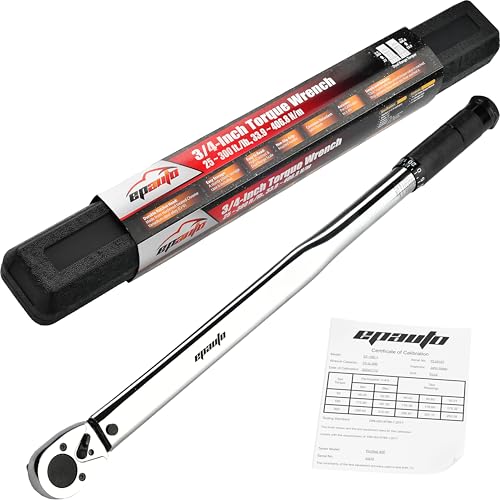 EPAuto 3/4-Inch Torque Wrench, 25~300 ft./lb., 33.9~406.8 N/m