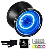 【Hochleistung】Anti-Shake-Design, ausgewogenes Gewicht, reduzieren das Yo Yo Shaking und verbessern die Unterhaltung, stabil und langlebig.