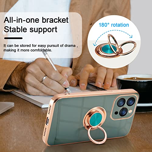 EYZUTAK Electroplated Magnetic Ring Holder Case - Image 3