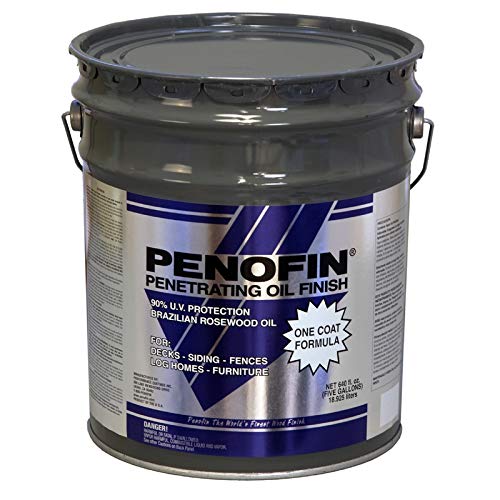 Penofin Blue Semi-Transparent Chestnut Oil-Based Penetrating Wood Stain 5 gal. - Total Qty: 1